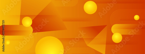 Abstract orange and yellow geometric design suitable for backgrounds, wallpapers, branding, and print materials like posters, flyers, and brochures.