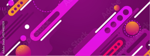 Abstract purple design with geometric shapes suitable for backgrounds, posters, prints, and digital art projects needing a modern and trendy look.