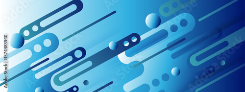 Abstract blue geometric design suitable for backgrounds, digital art, web graphics, print materials, and modern artistic projects.