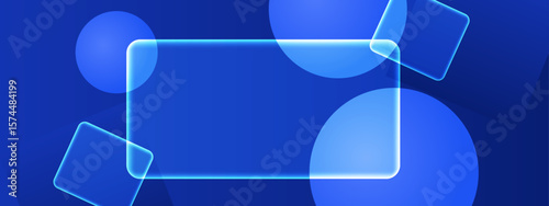 Blue overlapping shapes create a simple abstract design suitable for backgrounds, covers, patterns, or graphic designs needing a modern touch.