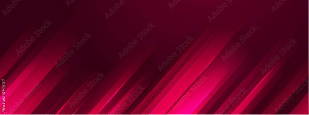 Fototapeta premium Diagonal pink and maroon lines on dark background. Suitable for digital wallpapers, abstract designs, graphic backgrounds, and vibrant themed projects.