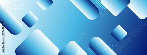 Abstract blue gradient background with rounded shapes. Perfect for modern design projects, technology concepts, and digital presentations. Suitable for branding.