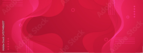 Abstract red background with wavy lines and dots suitable for backgrounds, banners, posters, web design, and social media graphics. energizing and vibrant.