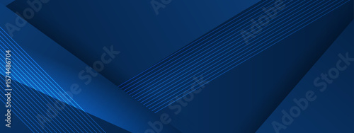 Abstract blue geometric design with diagonal lines suitable for modern business branding, tech backgrounds, web design, and digital art projects.