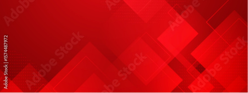 Abstract red geometric design suitable for modern branding, tech backgrounds, digital art prints, and artistic web banners. Ideal for creative projects.