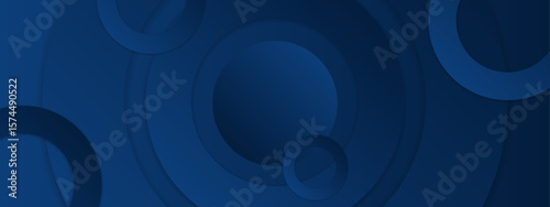 Abstract blue concentric circles design suitable for backgrounds, covers, prints, digital art, and graphic design projects requiring a modern and geometric touch.