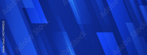 Abstract blue geometric design perfect for background, banner, website, wallpaper, or graphic design projects needing a modern touch.