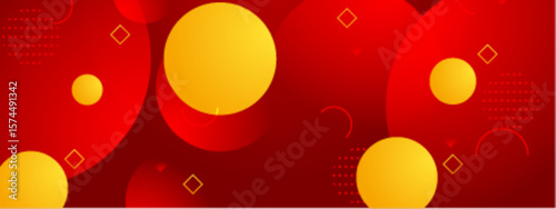 Abstract red and yellow design suitable for backgrounds, wallpapers, packaging, and digital artwork with a modern and vibrant aesthetic.