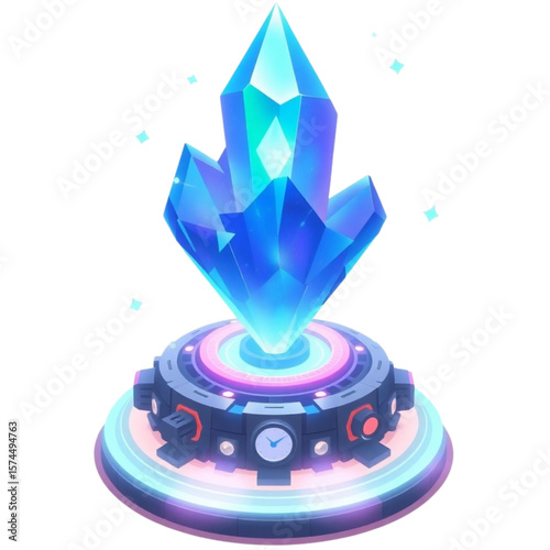 Energy crystal-powered core