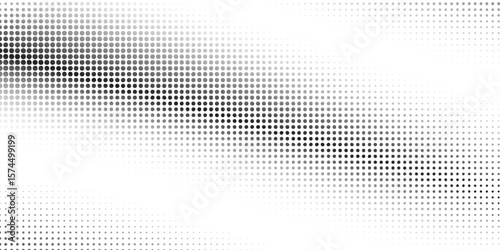 Grunge halftone gradient background. Faded grit noise texture. White and black sand wallpaper.