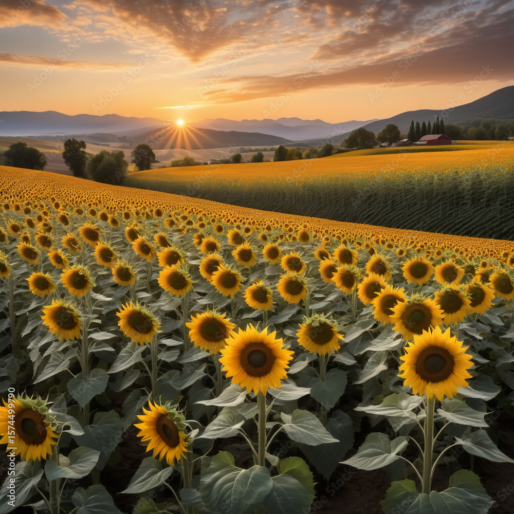 Obraz premium Sonnenblumen 12