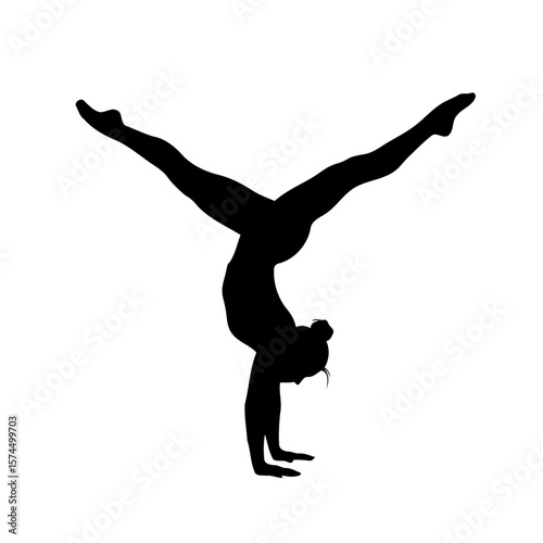 Gymnast Silhouette: Grace, Strength, and Balance in Motion
