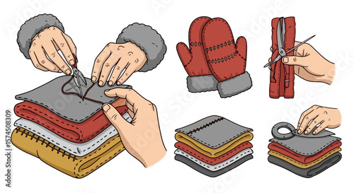 Handcrafting Winter Warmth: A DIY Sewing Project
