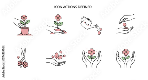 Plant Care Icons: Cultivating Growth and Nurturing Nature