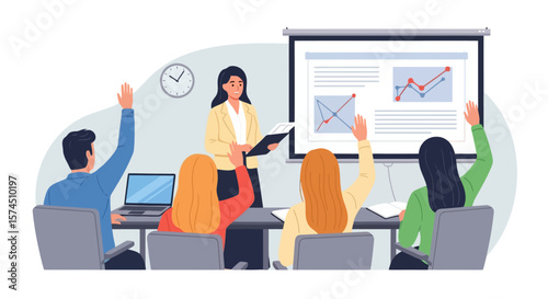 Engaging Business Presentation: Interactive Learning and Team Collaboration