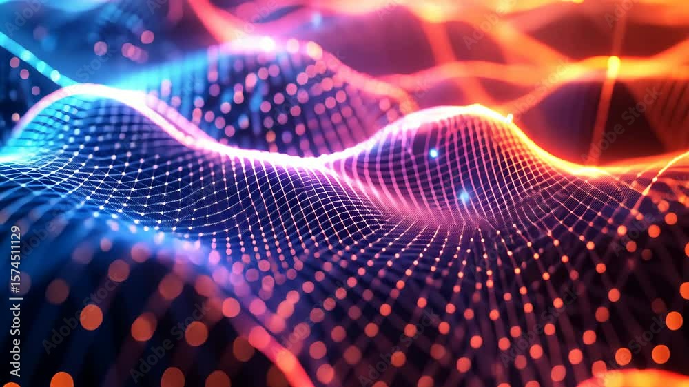 Fondo abstracto de tecnología y ciencia
