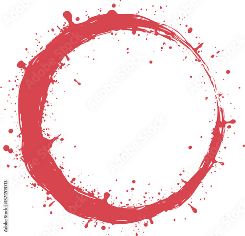 Design of circle ink figure