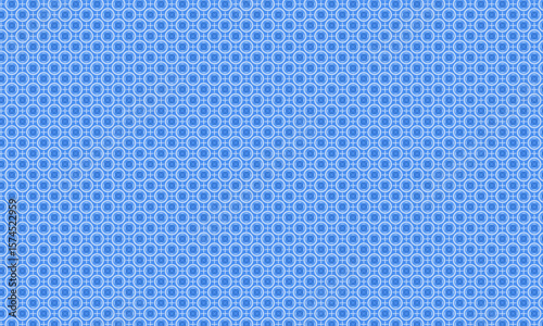 Colorful Seamless Circles Pattern with Radial Geometric Motifs