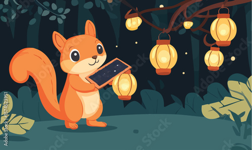 squirrel with a nut