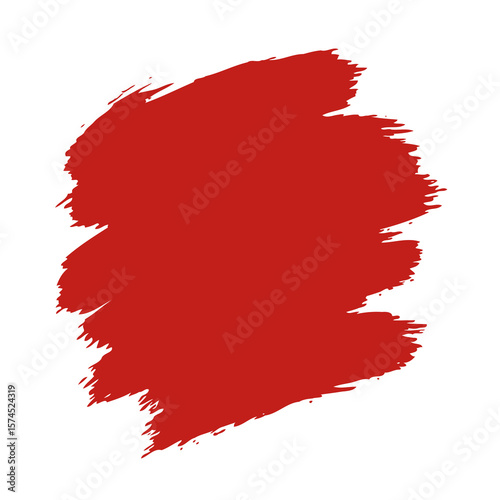 Wallpaper Mural Abstract Red Paint Brush Bold Artistic Stroke Vector for Design and Graphic Projects Torontodigital.ca