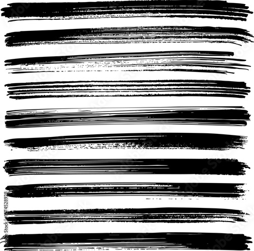 Abstract background texture of dynamic, horizontal strokes. Hand-drawn sketchy lines create a sense of speed and motion, enhancing modern and energetic graphic designs.