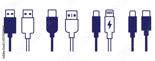 USB icon set. Flash disk icon, vector illustration.USB icon logo design. Flash disk sign and symbol. flash drive sign. USB charging