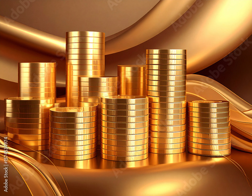 Golden Riches Bathed in Light – Dream of Eternal Treasure