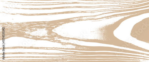 Vector wood grain texture with wooden planks isolated background