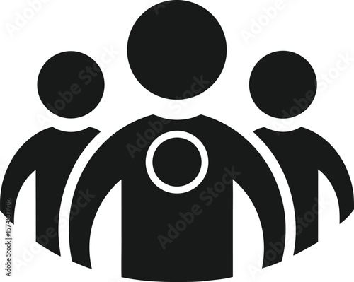 Three People Community Symbol