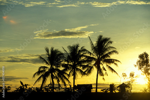 INDONESIA BALI LANDSCAPE SUNSET