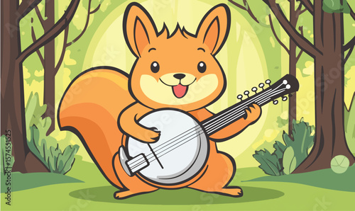 squirrel in the woods