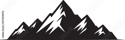 mountain landscape silhouette vector illustration design 