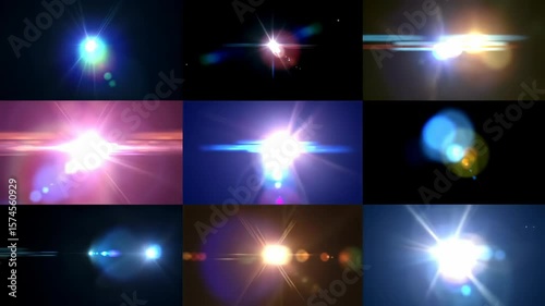 Camera Bokeh Light Leak Video Overlay