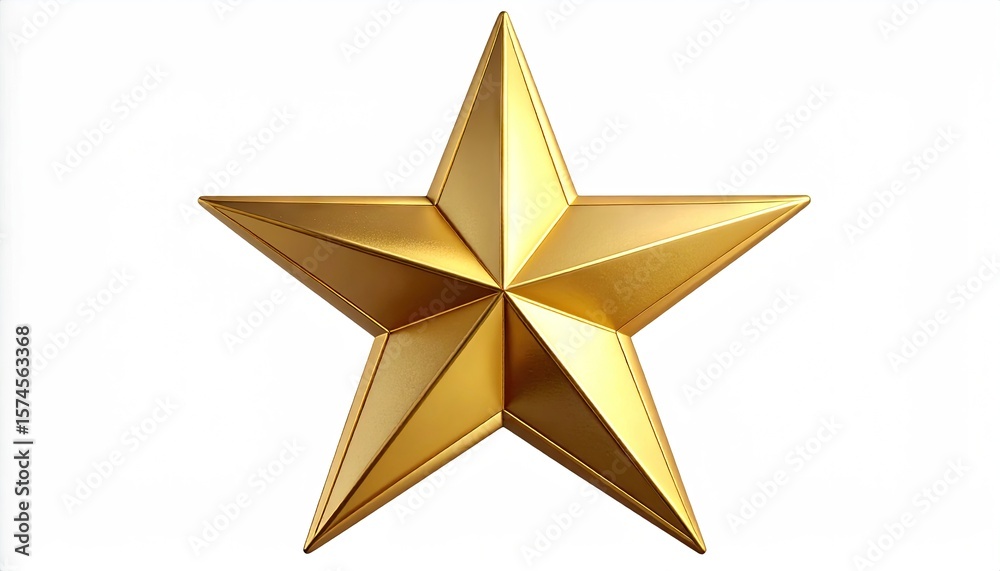 Obraz premium Golden star graphic (1)