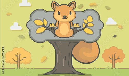 squirrel and acorn