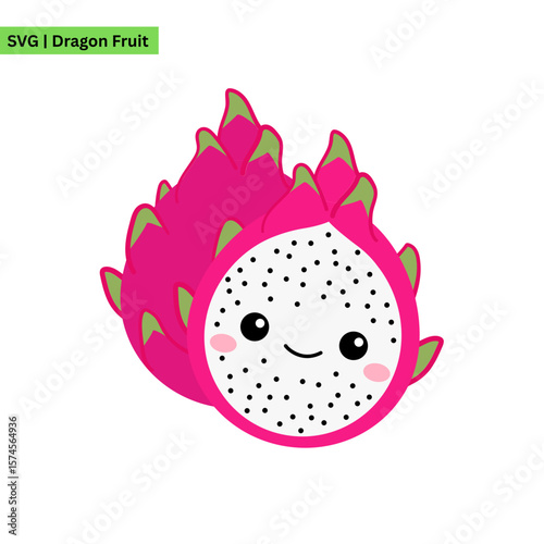 A sophisticated dragon fruit vector logo design incorporating elegant lines and a subtle color palette, emphasizing premium quality and organic products.