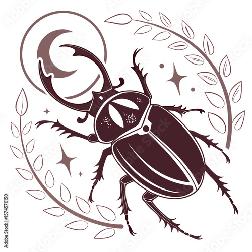vector illustration of a bug