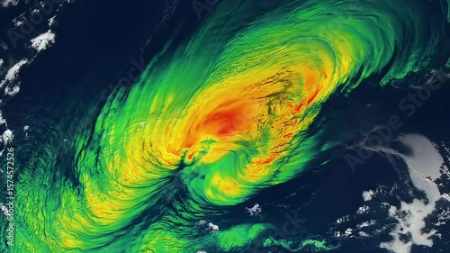 AI Generated Superstorm: Weather Data Visualization