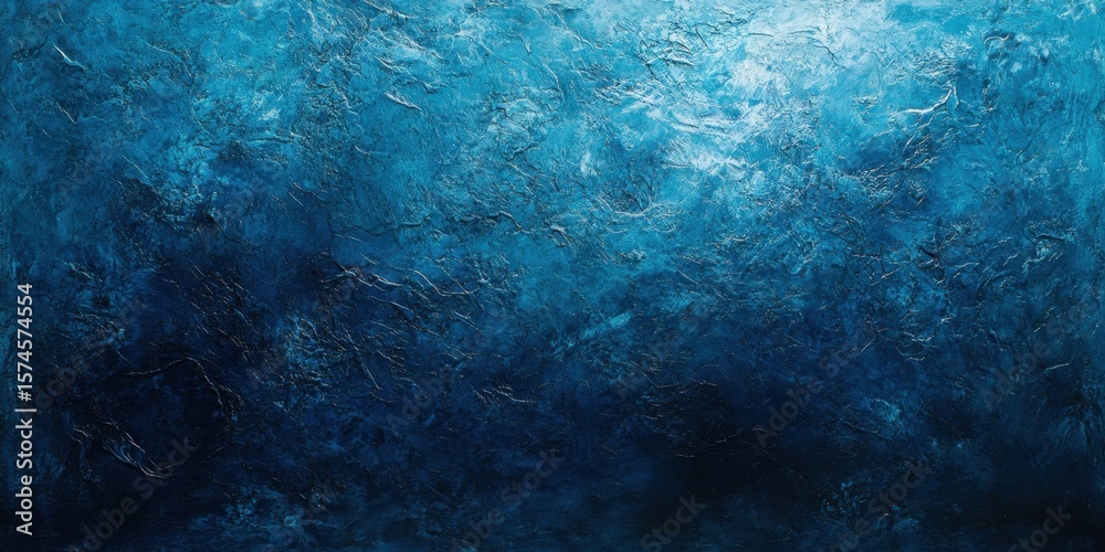 Obraz premium Textured blue background with deep shades.