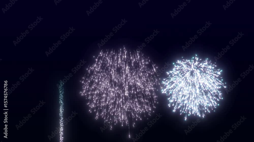 Fireworks on a dark background. Animated backgrounds for fireworks ...