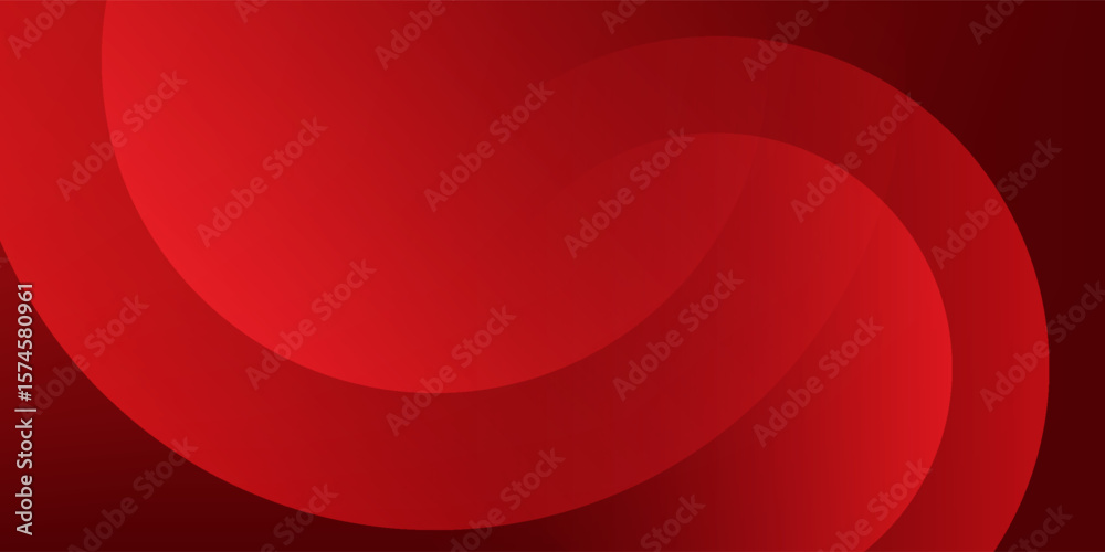 Obraz premium Red abstract background. Dynamic shapes composition. Eps10 vector