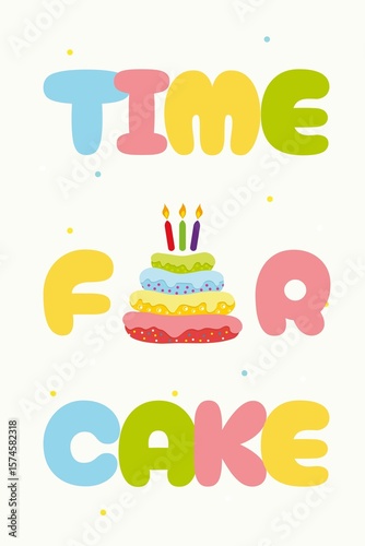 Minimal Birthday Card Design with 