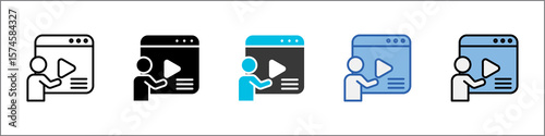 Audience Icon Pack Multistyle Illustration