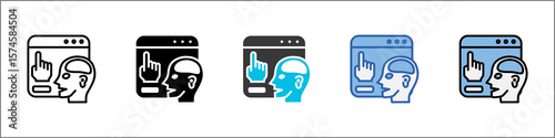 Accessibility Icon Pack Multistyle Illustration
