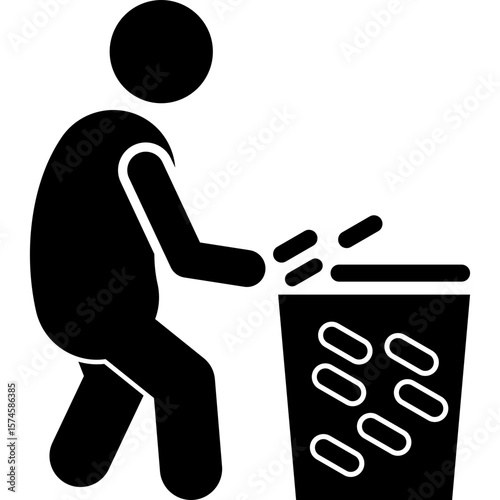 Throwing Trash Away