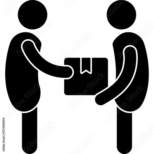 Handing Over a Package or Delivering