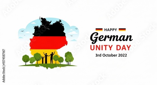Happy German Unity Day Celebration October 3rd 2022
