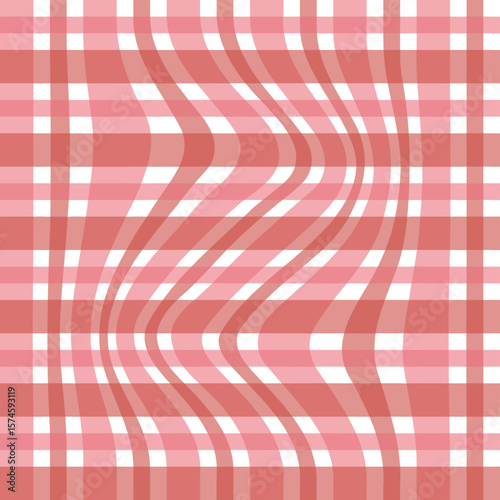 Gingham seamless pattern. Seamless checkered pattern. Texture cherry, blue, yellow, green and white vichy. Checkered wallpaper. Design of samples of natural fabric and textiles