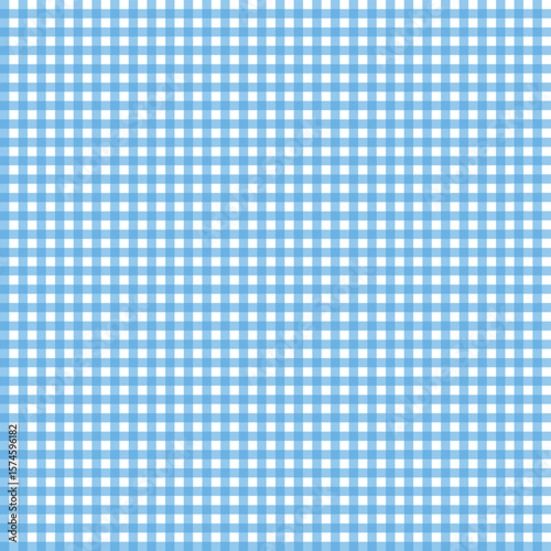 Gingham seamless pattern. Seamless checkered pattern. Texture cherry, blue, yellow, green and white vichy. Checkered wallpaper. Design of samples of natural fabric and textiles