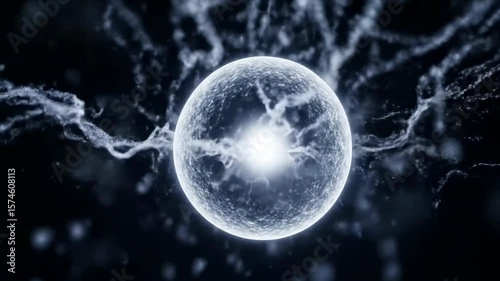 Seamless Animation of Pulsing Spherical Energy Core